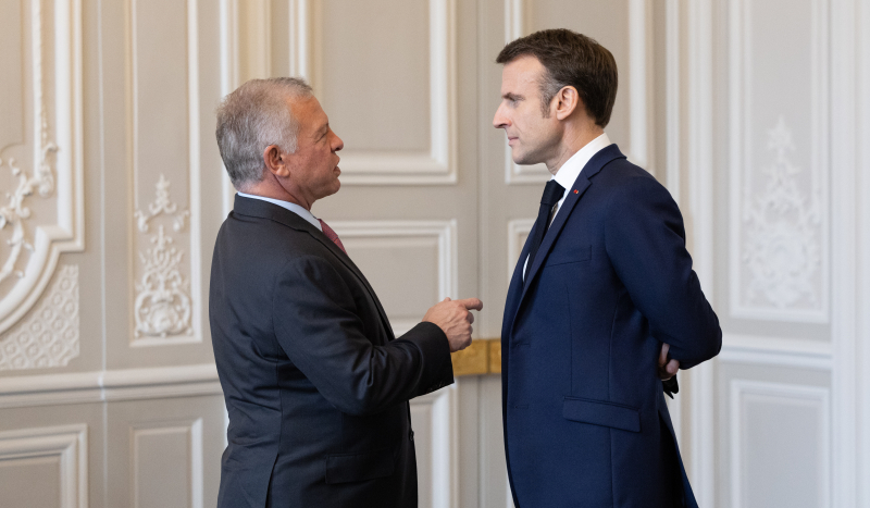King to President Macron: Israeli attack on Rafah will have catastrophic humanitarian consequences