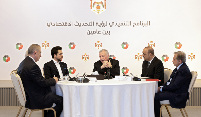 King says Jordan overcame previous regional conditions that impacted its economy, emerged stronger