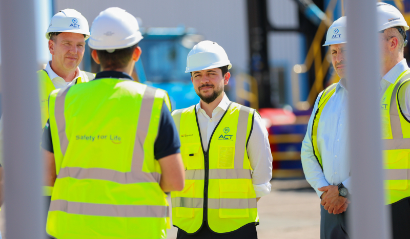 Crown Prince reviews Aqaba Container Terminal logistical operations