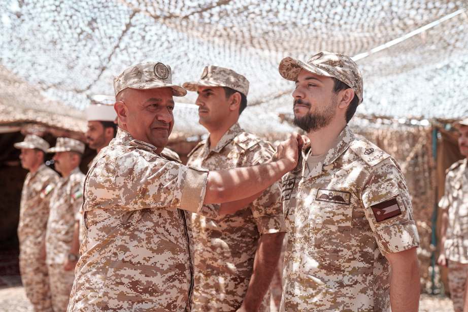 Royal Decree promotes Crown Prince to rank of major in JAF