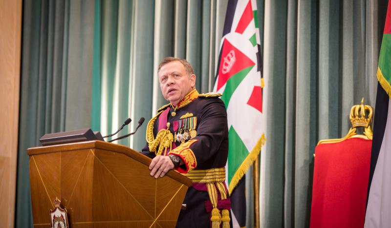 Speech from the Throne His Majesty King Abdullah II The Eighteenth Parliament First Ordinary Session