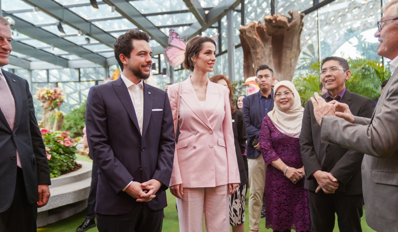 Crown Prince attends launch of Jordanian exhibition to promote tourism in Singapore