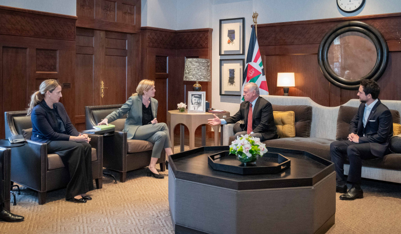 King receives USAID administrator