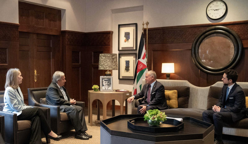 King, UN chief discuss dangerous situation in Gaza, role of UN agencies
