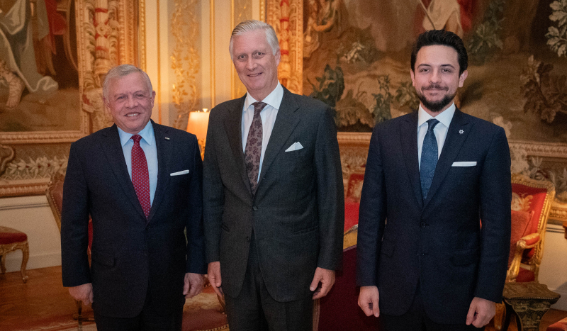 King meets Belgium monarch