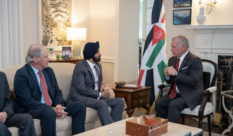 King meets World Bank president in DC