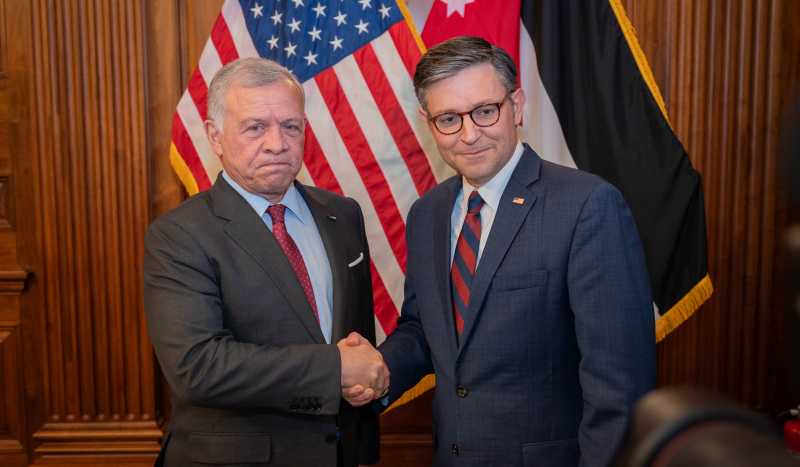 King at US Congress stresses need to prevent Israel&rsquo;s ground military operation on Rafah