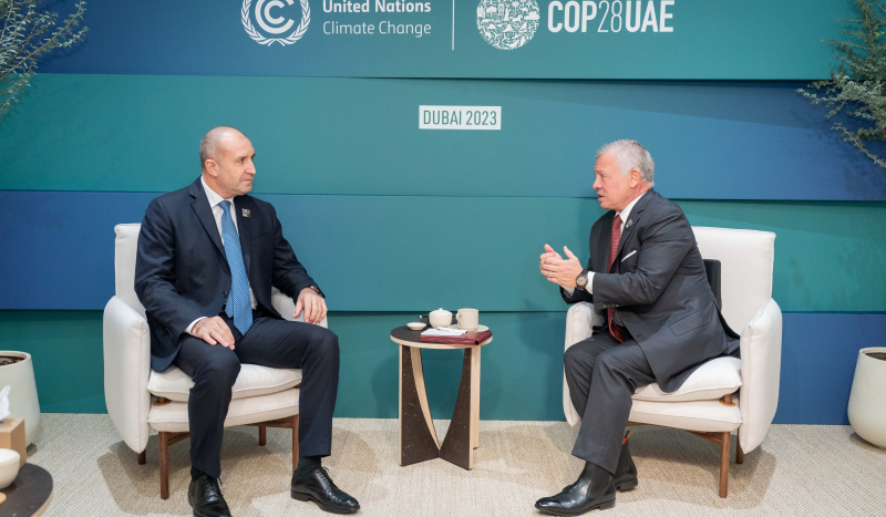 King discusses deteriorating situation in Gaza with Bulgaria president