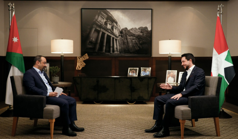 His Royal Highness Crown Prince Al Hussein's interview with Jordan Television 