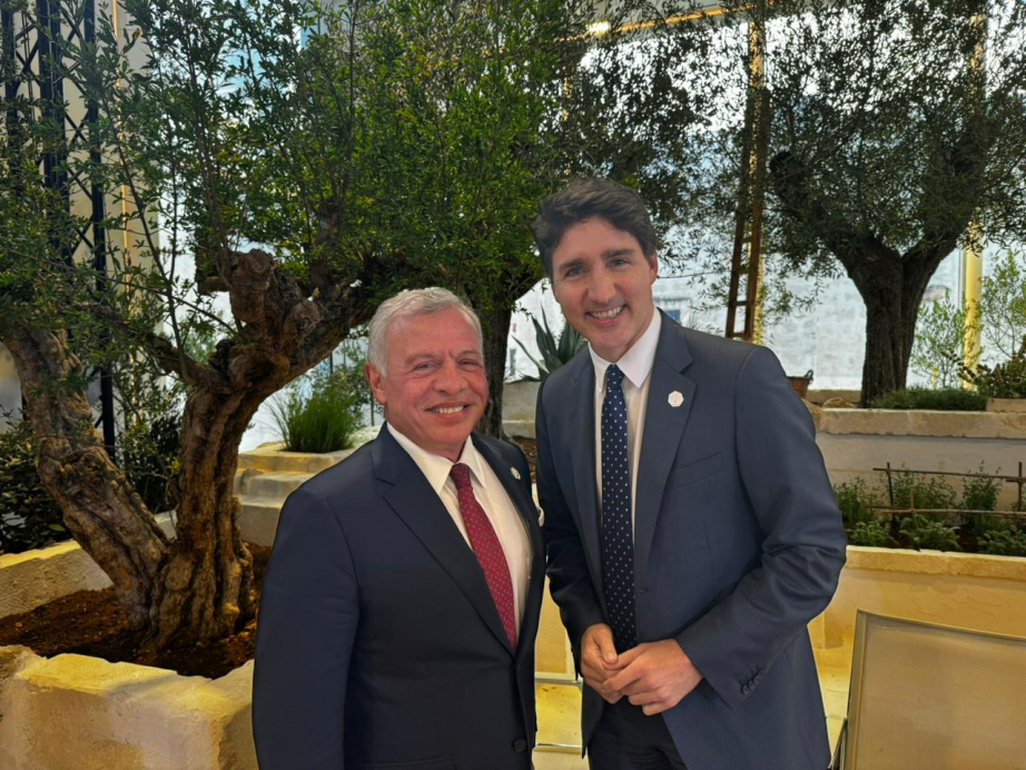 King meets heads of state, government, delegation attending G7 summit