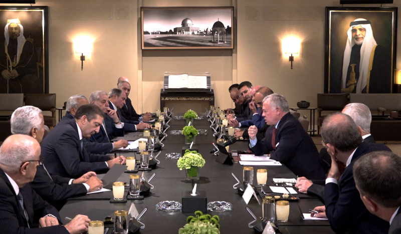King says Jordan rejects any scenario of Gaza reoccupation or establishing buffer zones