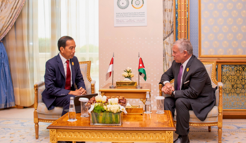 King, Indonesian president call for end to Gaza war, ensuring provision of aid