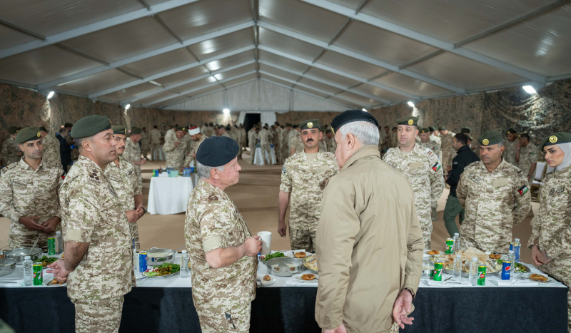 King joins army personnel at Southern Military Region for iftar