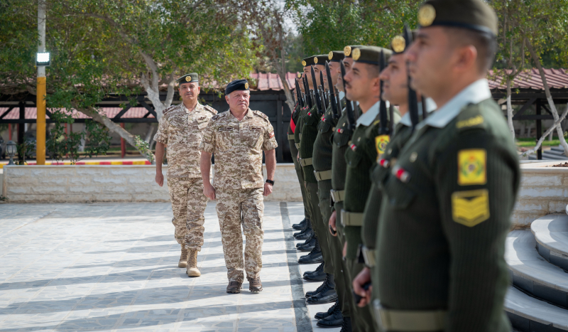 King visits Eastern Military Region; reaffirms trust in Border Guards&rsquo; capabilities