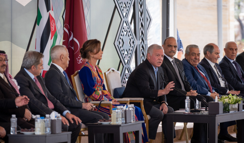 King commends development witnessed by Irbid over past years